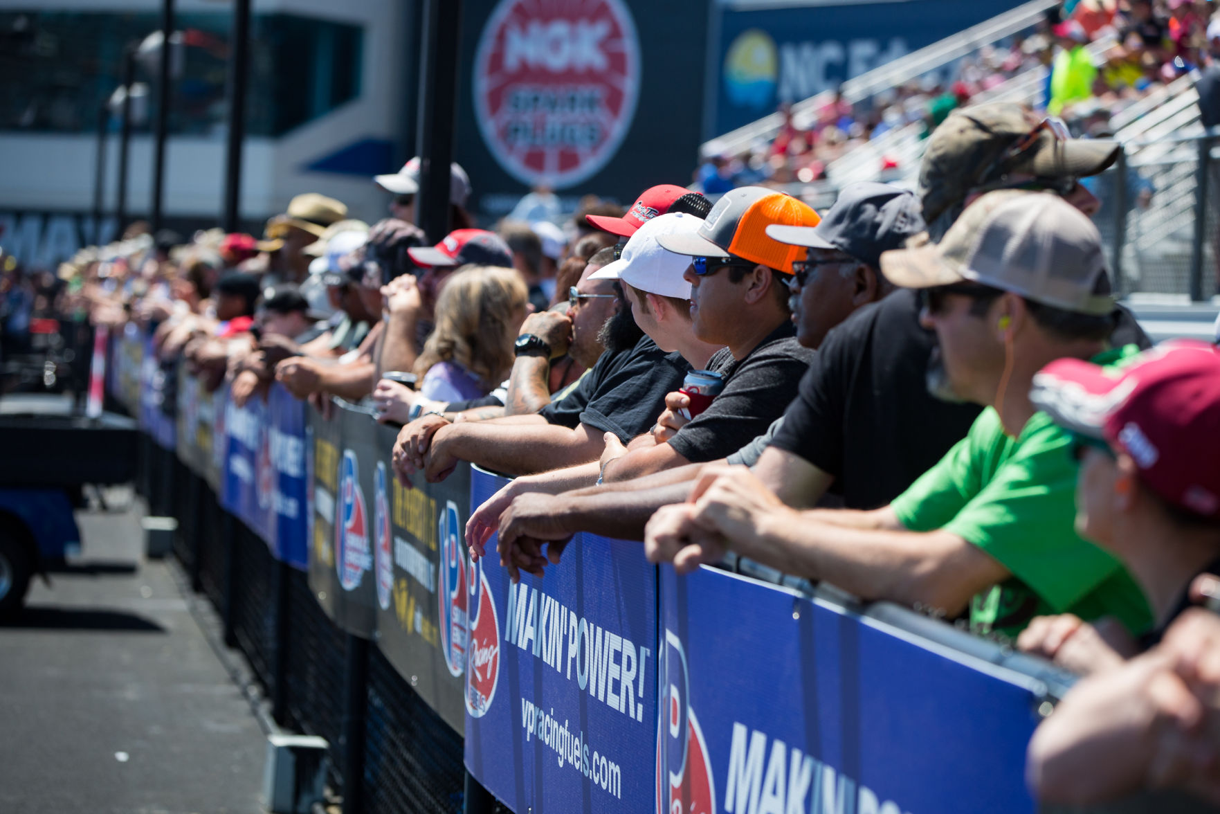 Saturday action at the NGK Spark Plugs NHRA 4-Wide Nationals.